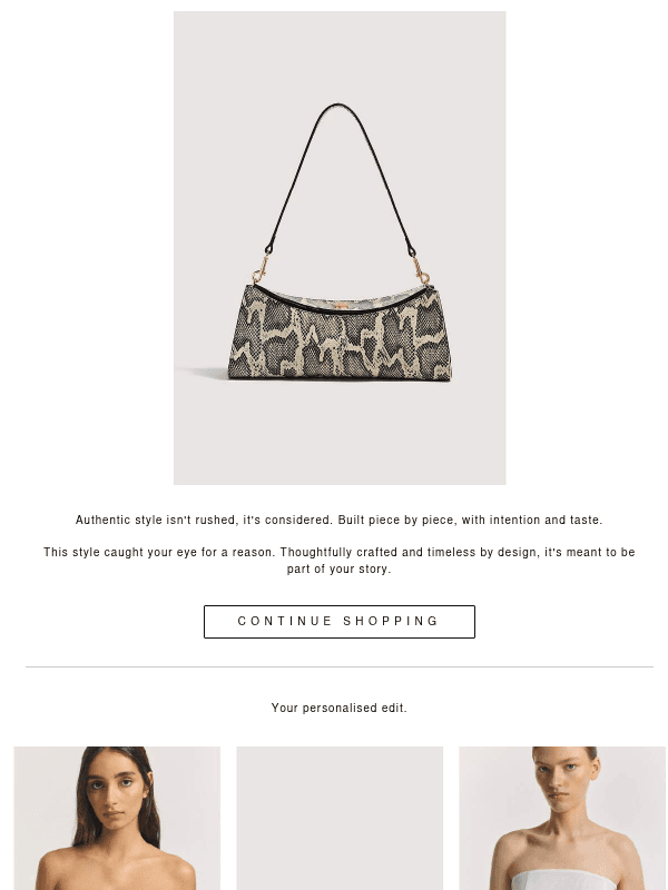 Newsletter preview: Revisit Your Selection