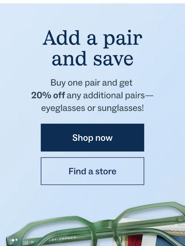 Newsletter preview: More for less, with 20% off
