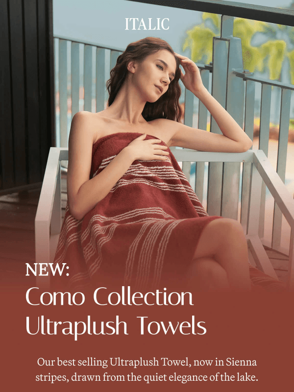 Newsletter preview: NEW: Ultraplush in Sienna Stripe