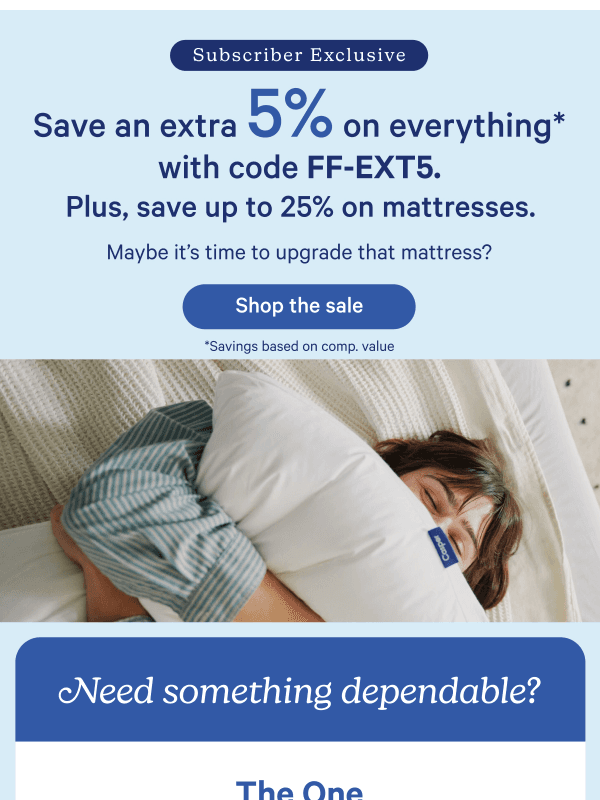 Newsletter preview: Your extra 5% ends tomorrow ⏰*