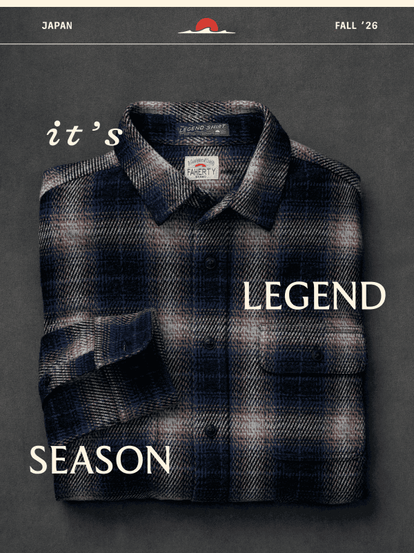 Newsletter preview: The Legend Sweater Shirt Is Back