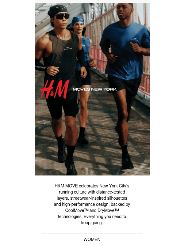Newsletter preview: H&M Moves New York