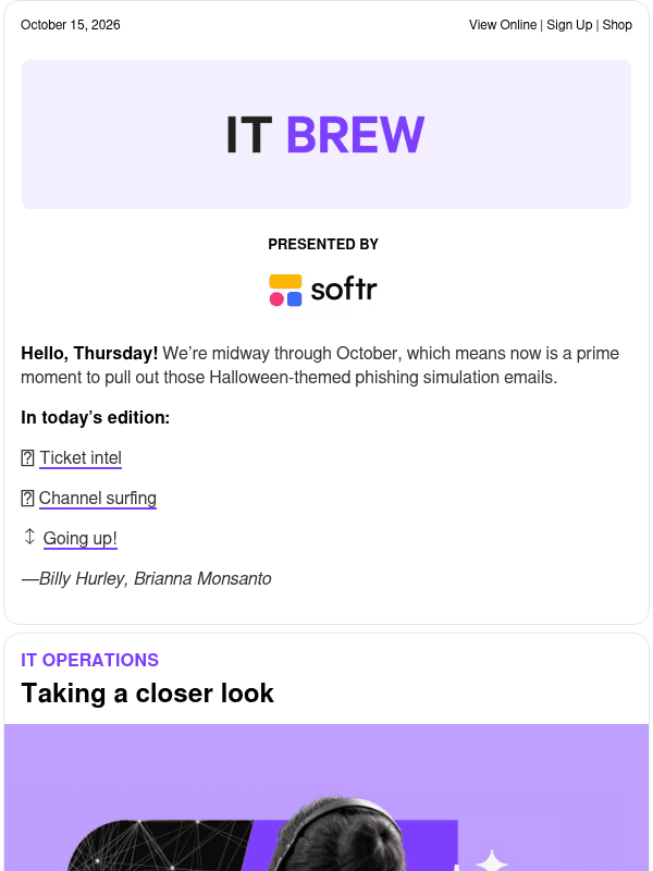 Newsletter preview: ☕ Help desk, we have a problem...