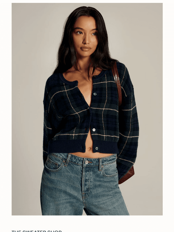Newsletter preview: The sweater shop