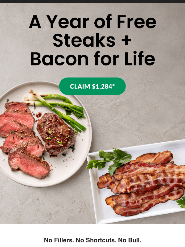 Newsletter preview: 🥓❤️ Still time for FREE bacon for life