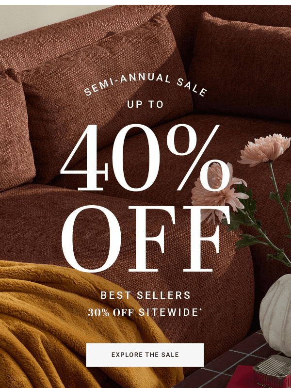 😯Ends soon: Semi-Annual Sale!