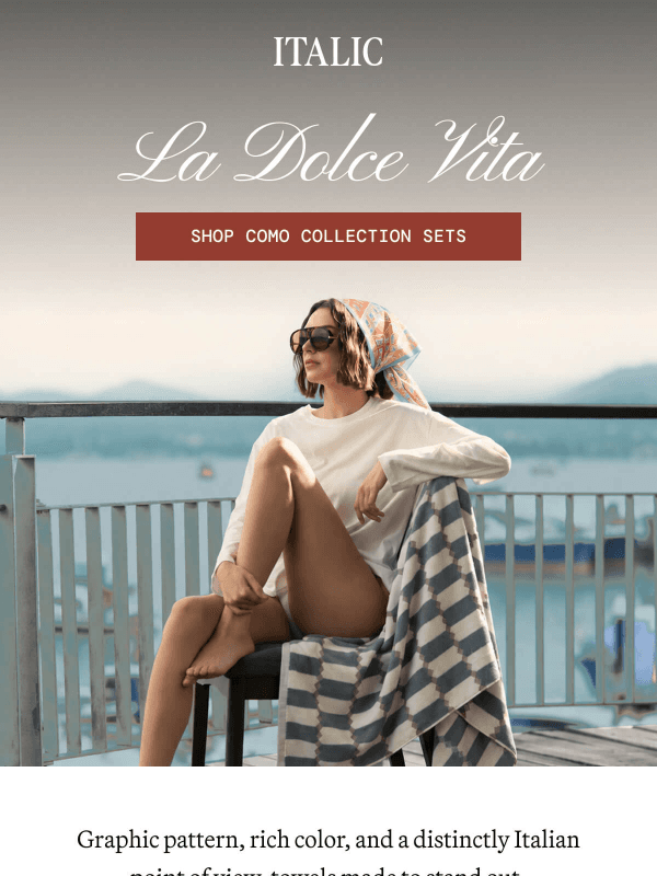 A little Lake Como, wherever you are