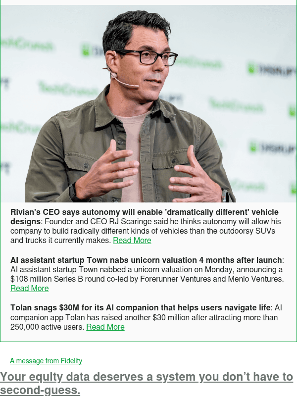 Rivian's CEO says autonomy will enable 'dramatically different' vehicle designs
