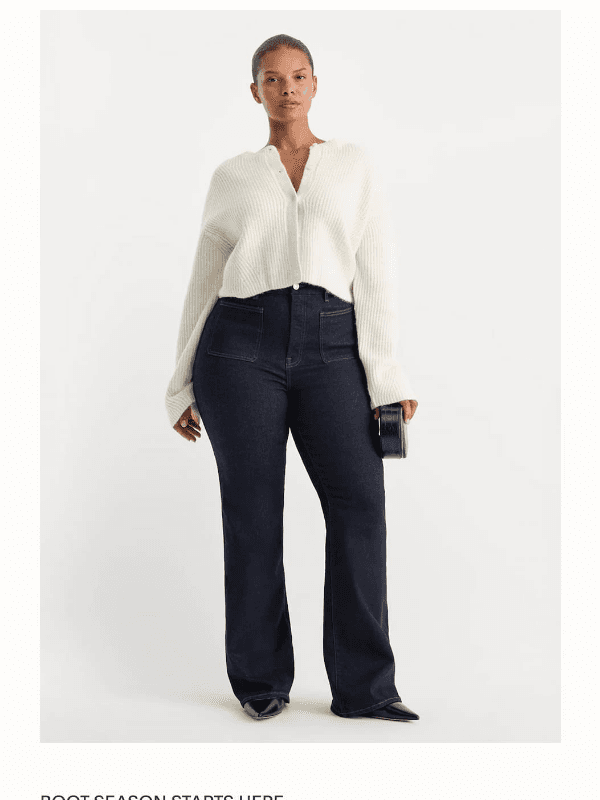 Fall means flare jeans