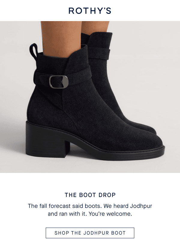 The new boot scoop.